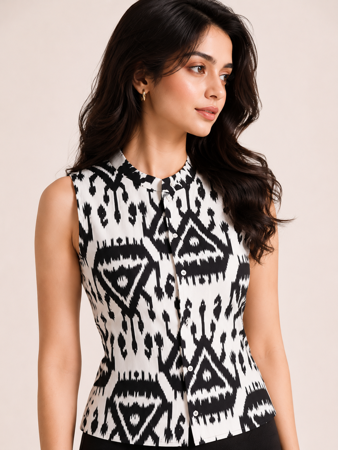 Midnight Ikat Vest