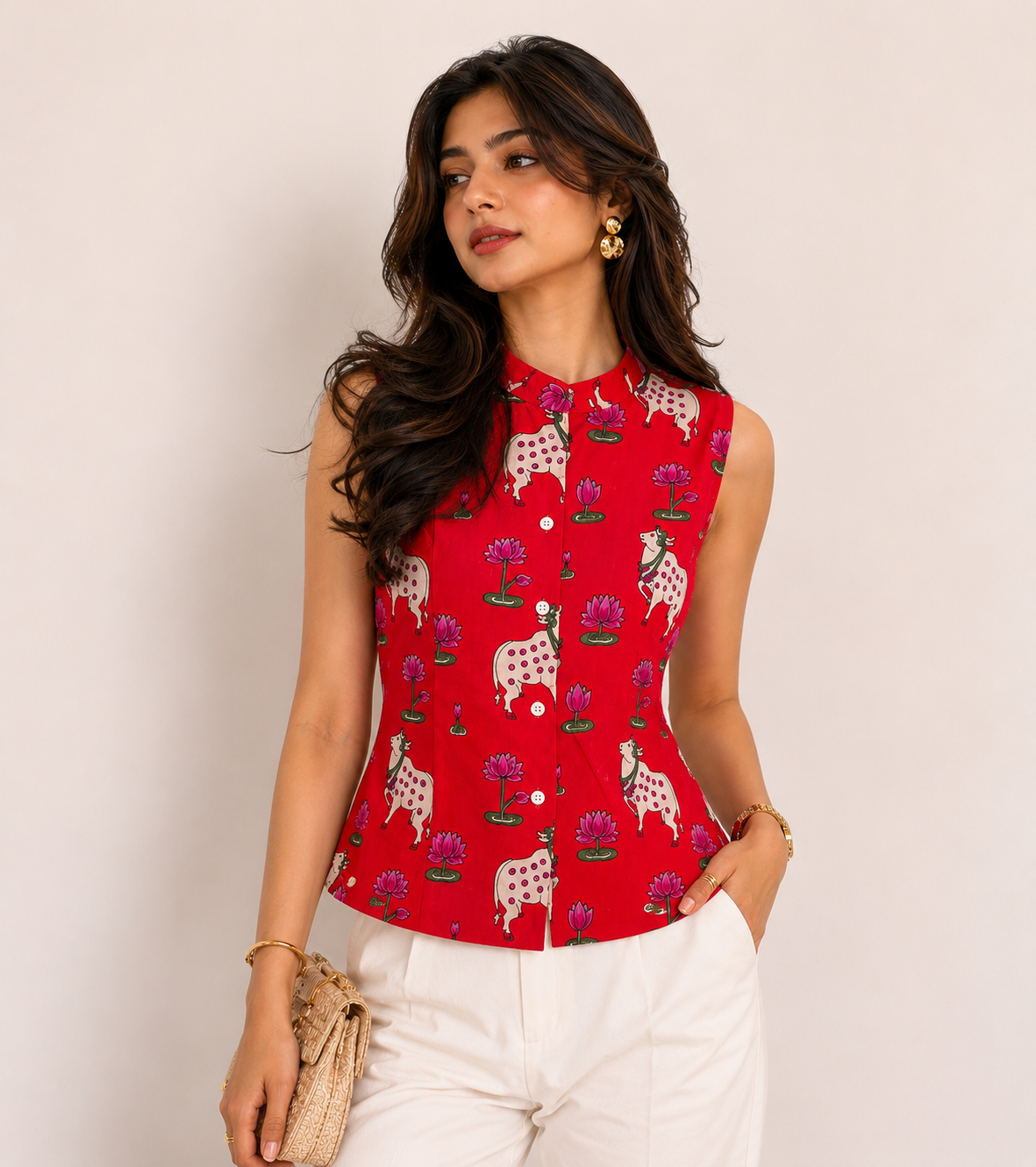 Scarlet Safari Vest